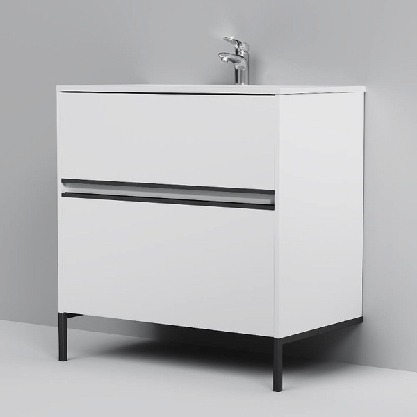 Тумба с умывальником AM.PM Sense M7B-FUX0802WG-WCC0802WG