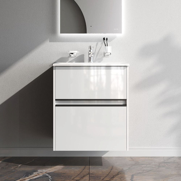 Тумба с умывальником AM.PM Sense M7B-FUX0602WG-WCC0602WG - фото