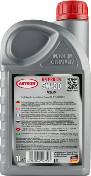 Моторное масло Astron Galaxy RN pro C4 5W30 / 40111l