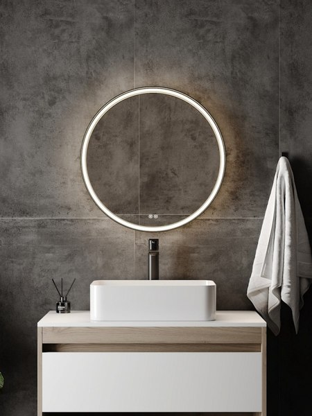 Зеркало Teymi Lina Romantic Gold D60 LED / T20131 - фото