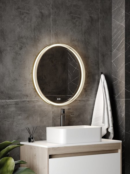 Зеркало Teymi Lina Romantic Gold D60 LED / T20131