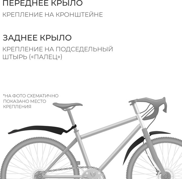 Крылья для велосипеда Dream Bike XGNB-014 / 1911900