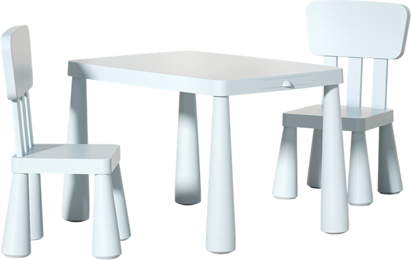 Комплект мебели с детским столом NINO Polo BS-8836(Blue) - фото
