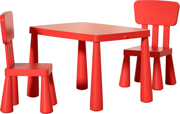 Комплект мебели с детским столом NINO Polo BS-8836(Red) - фото