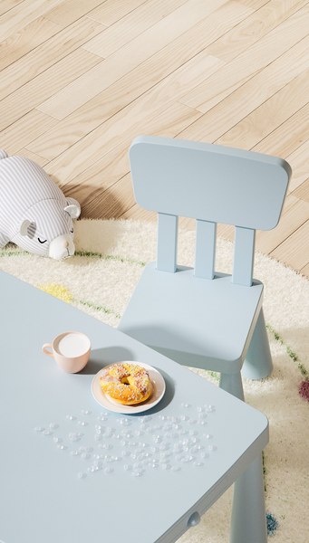 Комплект мебели с детским столом NINO Polo BS-8836(Red)