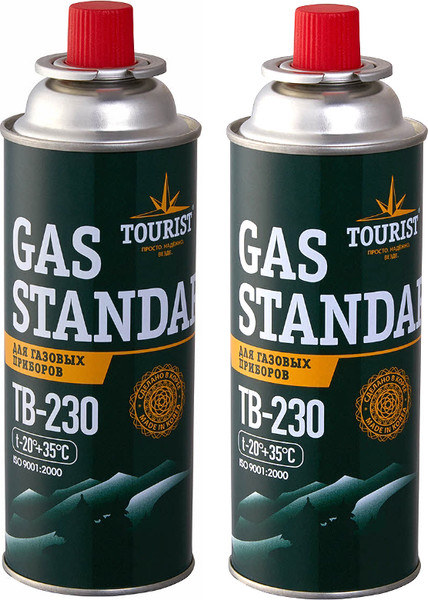 Газовый баллон туристический Tourist Standard TB-230 - фото