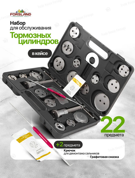 Набор автоинструмента Forsland 65809+2