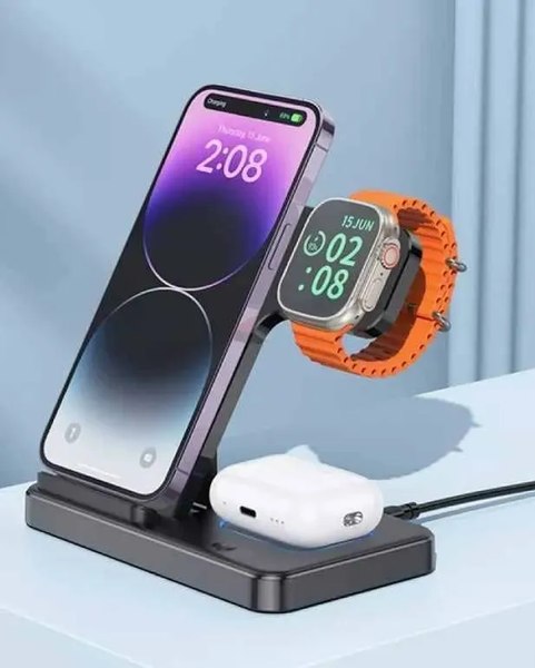 Зарядное устройство беспроводное Borofone BQ26 3в1