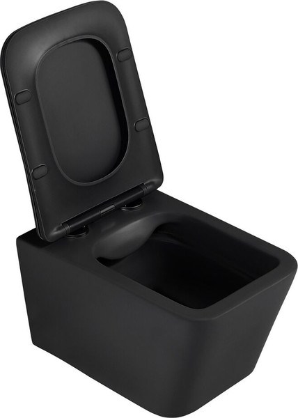 Унитаз подвесной с инсталляцией Abber Rechteck AC1201MB-AC0105-AC0120MW