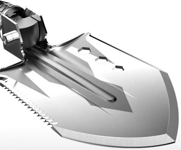 Лопата туристическая YYC Складная TC-G51 многофункциональная