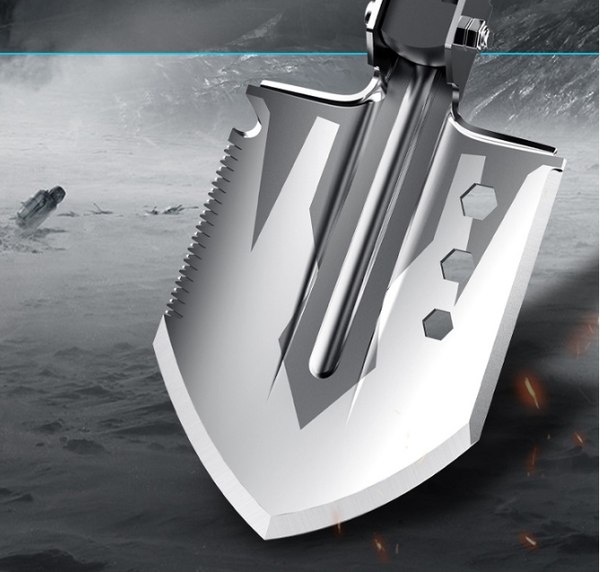 Лопата туристическая YYC Складная TC-G51 многофункциональная