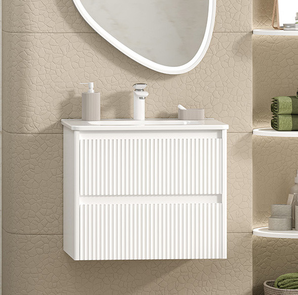 Тумба с умывальником Brevita Riva 60 / RIV-07060-0102Я+B-OND060-01 - фото