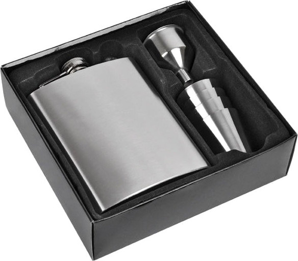 Фляга YYC Фляжка + 4 стопки + воронка - фото