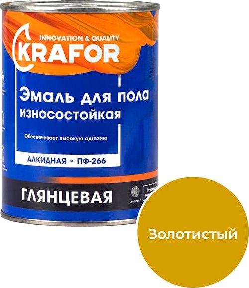 Эмаль Krafor ПФ-266 для пола