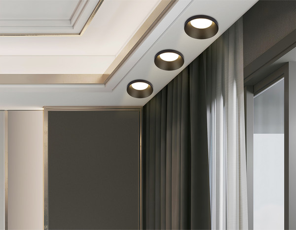 Точечный светильник Ambrella TN102802 BK