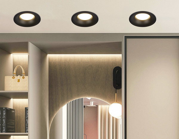 Точечный светильник Ambrella TN102809 BK