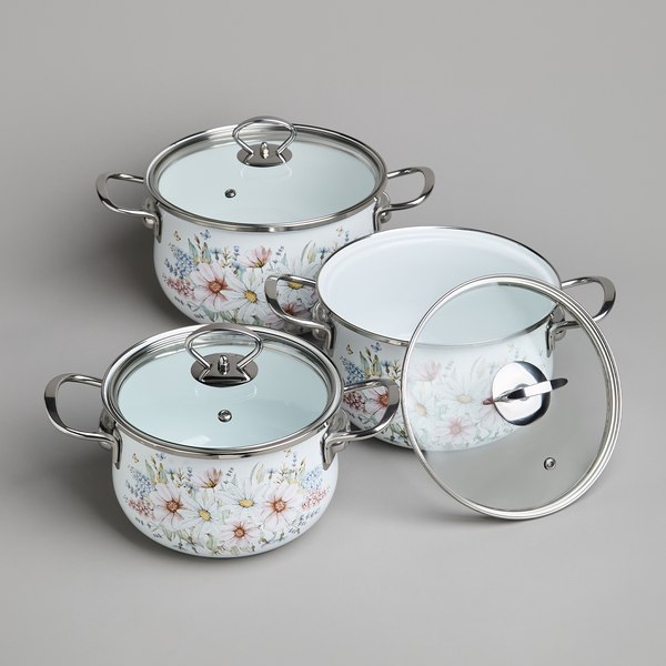 Набор кастрюль Agness 934-714