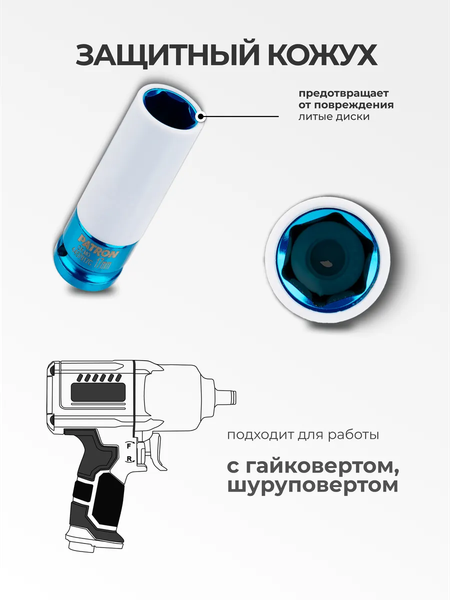 Головка слесарная Patron P-4457917C