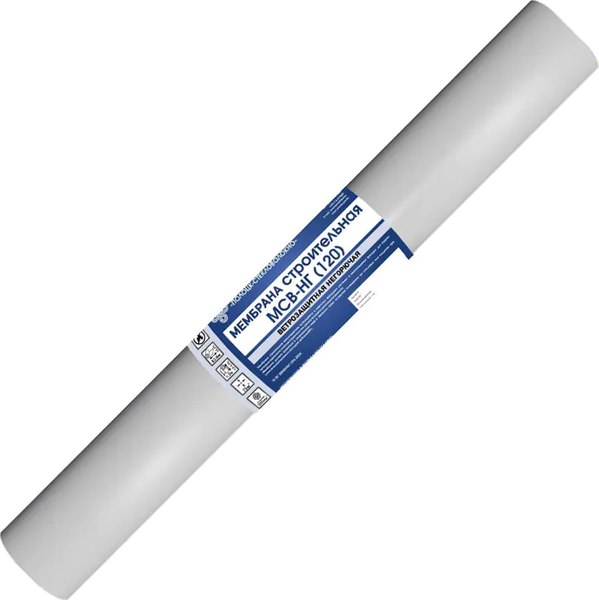 Ветрогидрозащитная мембрана Полоцк-Стекловолокно МСВ-НГ 120 - фото