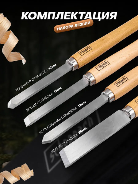 Набор стамесок Scheppach Sch-6281