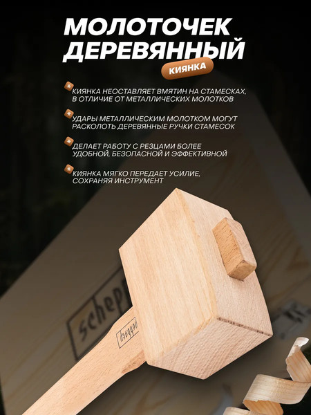 Набор стамесок Scheppach Sch-25700