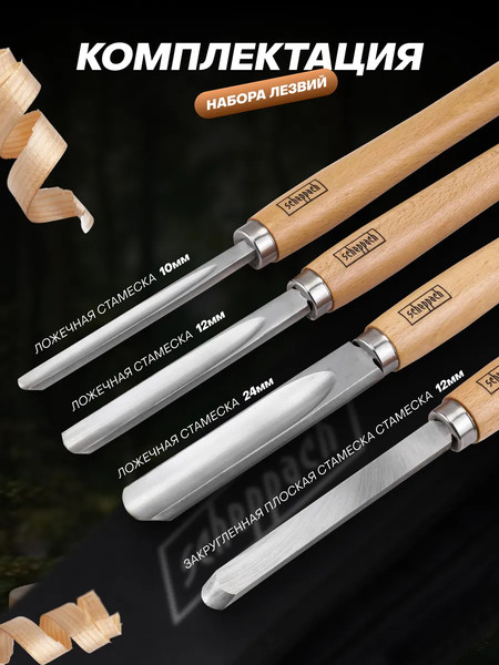 Набор стамесок Scheppach Sch-6260