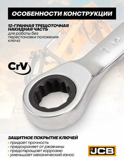 Набор ключей JCB 50621M