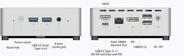 Неттоп Minisforum UN100L 16GB/512GB