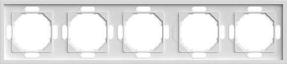 Рамка для выключателей и розеток Stekker Эмили PFR00-5005-01 / 49888 - фото