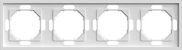 Рамка для выключателей и розеток Stekker Эмили PFR00-5004-01 / 49887 - фото
