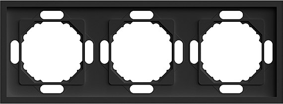 Рамка для выключателей и розеток Stekker Эмили PFR00-5003-05 / 49860 - фото