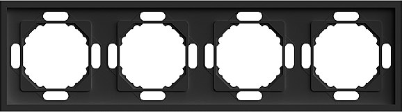 Рамка для выключателей и розеток Stekker Эмили PFR00-5004-05 / 49861 - фото