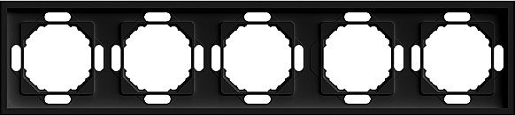 Рамка для выключателей и розеток Stekker Эмили PFR00-5005-05 / 49862 - фото