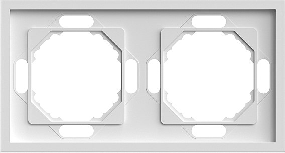 Рамка для выключателей и розеток Stekker Эмили PFR00-5002-01 / 49885 - фото