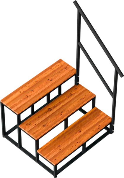 Лестница для купели Polarspa Термососна с поручнем - фото