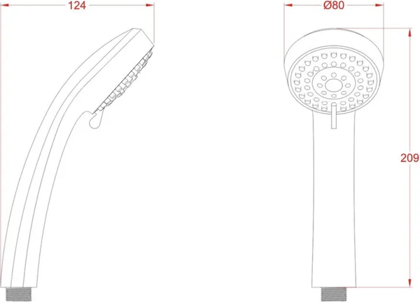 Лейка ручного душа Diadonna D10-19005