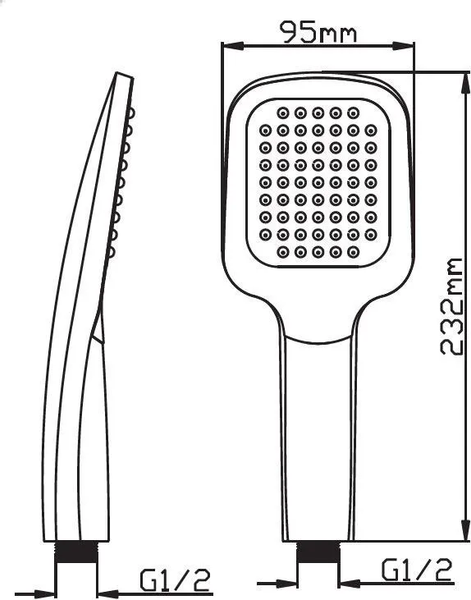 Лейка ручного душа Diadonna D10-19012