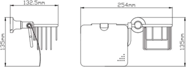 Держатель для туалетной бумаги Potato P1803-1