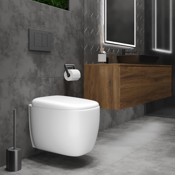 Унитаз подвесной Roxen Martin 530220-02 Rimless Soft Close NC