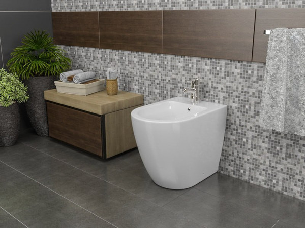 Биде напольное Roxen Antares 610185-00 Rimless Soft Close NC