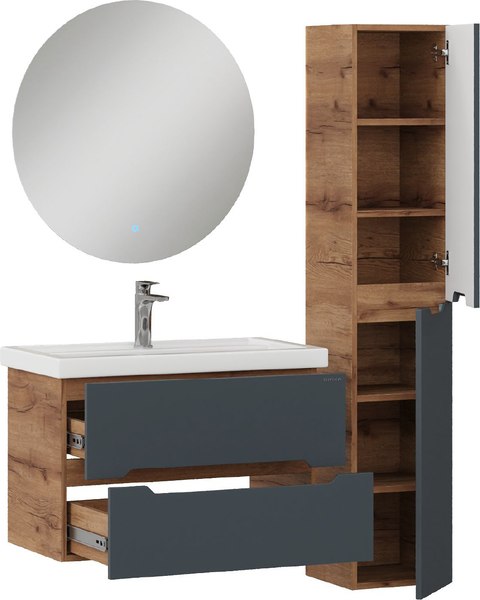 Шкаф-пенал для ванной Onika Айленд 30 / 403085