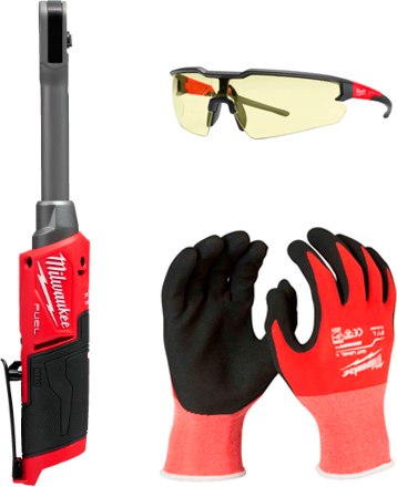 Аккумуляторная трещотка Milwaukee M12 FPTR-0 FUEL+Очки1+Перчатки3 / 4933480756P172 - фото