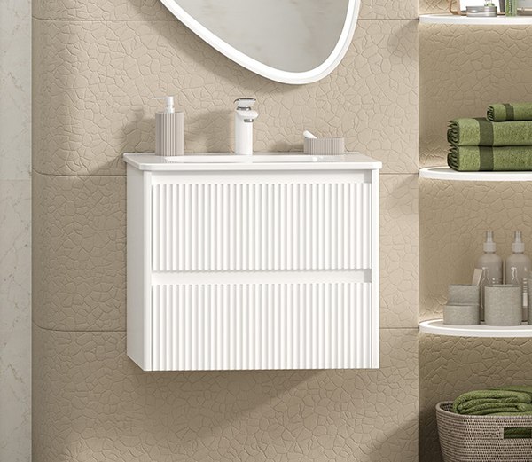 Тумба под умывальник Brevita Riva 60 / RIV-07060-0102Я - фото