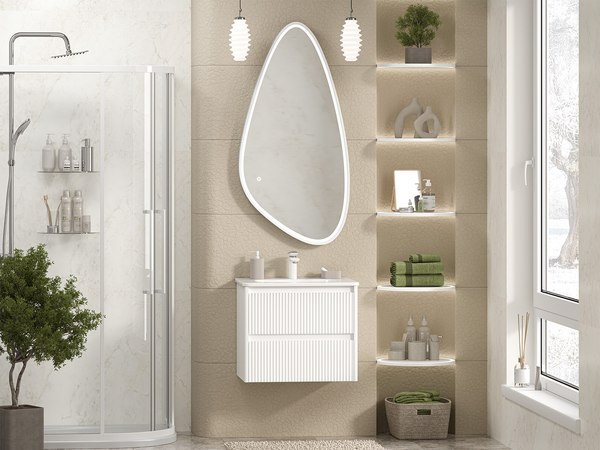 Тумба под умывальник Brevita Riva 60 / RIV-07060-0102Я