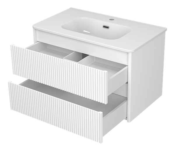 Тумба под умывальник Brevita Riva 80 / RIV-07080-0102Я