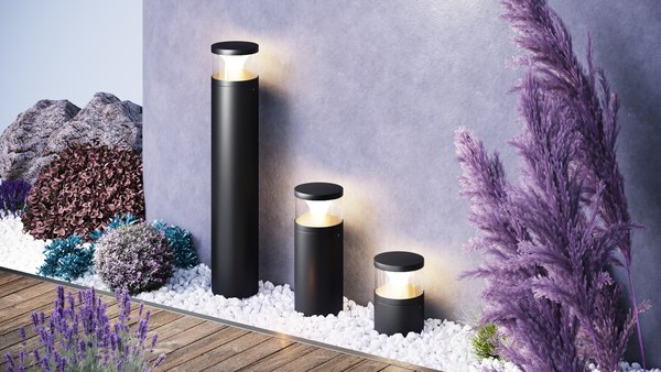 Светильник уличный Maytoni Pyro O496FL-L21B3K