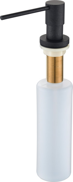 Дозатор встраиваемый в мойку ZORG DL black metallic - фото