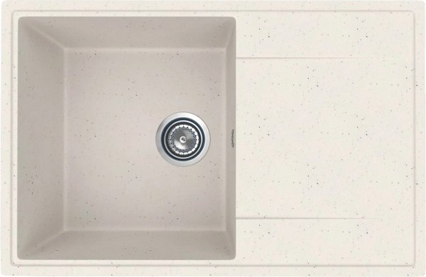 Мойка кухонная Mixline ML-GMU07 556733 (белый камень) - фото