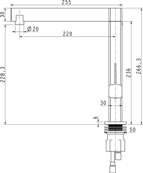 Смеситель ZORG Regitto