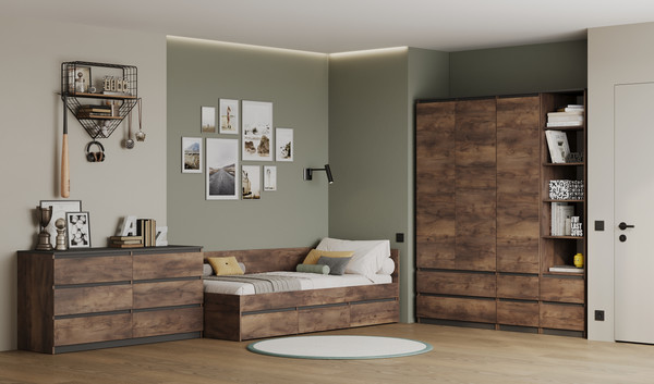 Шкаф-пенал MySTAR Сноули 450 ИВ-121.16